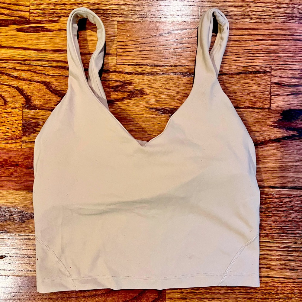 Lululemon align tank size 2 light yellow color